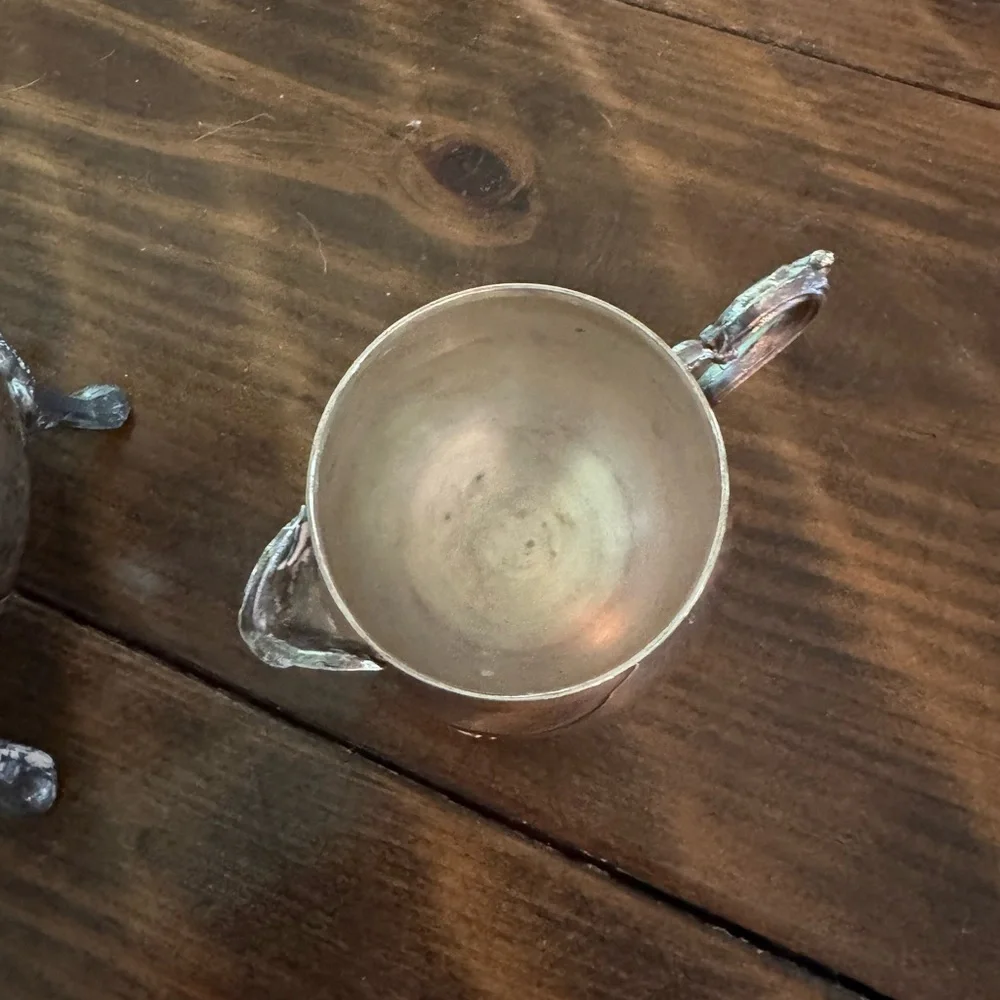 Leonard 4pc Silver plated Coffee Pot/Sugar/Creamer Set. Vintage